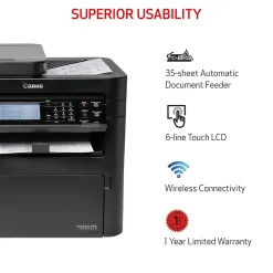 Canon imageCLASS MF267dw II Wireless Black & White Laser Printer, All-In-One, Print, Scan, Copy, Fax (5938C010)
