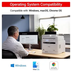 Canon imageCLASS MF284dw Wireless Black & White Laser Printer, All-In-One, Print, Scan, Copy (6354C019)