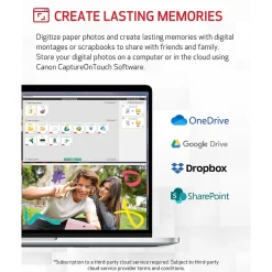 Canon imageFORMULA RS40 USB Duplex Overhead Photo Scanner, White (5209C001)