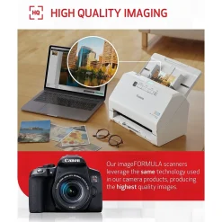 Canon imageFORMULA RS40 USB Duplex Overhead Photo Scanner, White (5209C001)