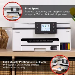 Canon MAXIFY GX1020 Wireless Color Inkjet Printer, All-In-One Supertank, Print, Scan, Copy (GX1020)