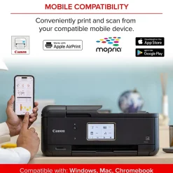Canon PIXMA TR8620a Wireless Color Inkjet Printer, All-In-One, Print, Scan, Copy, Fax (TR8620A)