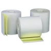 Carbonless Paper Rolls, White/canary, 3" x 90 Ft, 50/Ct