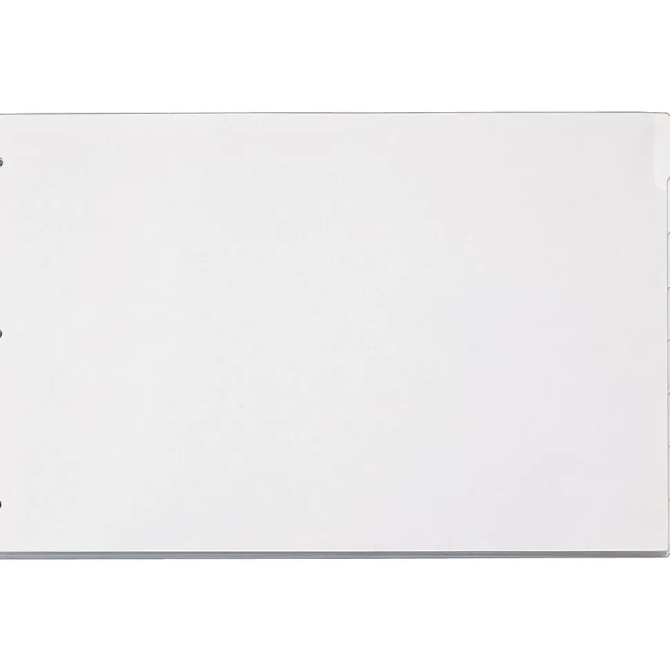 Cardinal Write & Erase Paper Dividers, 8-Tab, White (CRD 84271)
