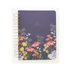 Carolina Pad Wildflower Hardcover Journal, 6" x 8", Ruled, Assorted Colors, 400 Pages (45040)