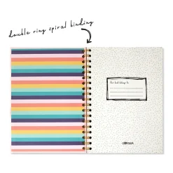 Carpe Diem Ballerina Pink 1-Subject Notebook, 7.5