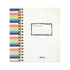 Carpe Diem Ballerina Pink 1-Subject Notebook, 7.5