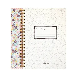 Carpe Diem Ballerina Pink Check 1-Subject Notebook, 7.5