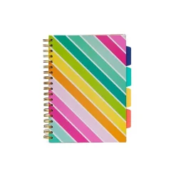 Carpe Diem Color Wash 5-Subject Subject Notebooks, 7.09