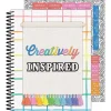 Carson-Dellosa Creatively Inspired Teacher Planner, 128 pages, 116 stickers (105049)