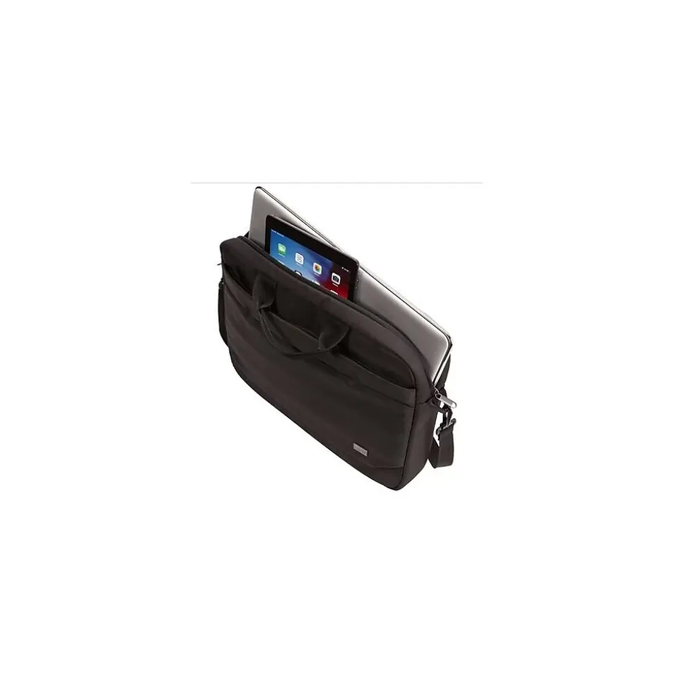 Case Logic ADVA-116 Advantage Attache Notebook Carrying Case, 15.6", Black (3203988)
