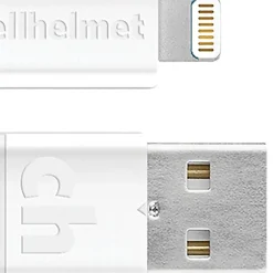 cellhelmet Charge and Sync USB-A to Lightning Round Cable, 10 Feet (CABLE-R-LIGHT-10-W)