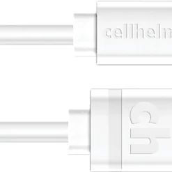 cellhelmet Charge and Sync USB-A to Lightning Round Cable, 10 Feet (CABLE-R-LIGHT-10-W)