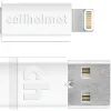 cellhelmet Charge and Sync USB-C to Lightning Flat Cable, 6 Feet (CABLE-F-LIGHT-6-W)
