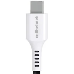 cellhelmet Charge and Sync USB-C to USB-A Round Cable, 6' (CABLE-C-A-6-R-G)