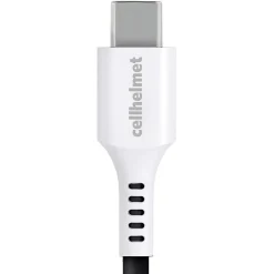 cellhelmet Charge and Sync USB-C to USB-A Round Cable, 1' (CABLE-C-A-1-R-G)