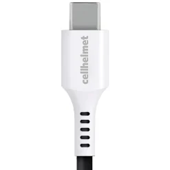 cellhelmet Charge and Sync USB-C to USB-A Round Cable, 10' (CABLE-C-A-10-R-G)