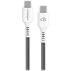 cellhelmet Charge and Sync USB-C to USB-C Round Cable, 6' (CABLE-C-C-6-R-G)