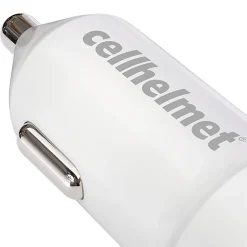 cellhelmet Dual-Port USB-C Power Delivery Car Charger, 20-Watt, White (CAR-PD-20W-C-C)