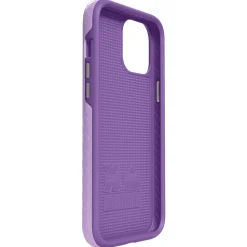 cellhelmet Fortitude Rugged Case for iPhone 12/12 Pro, Shock Absorbing, Purple (CHELCFORTI61LB)