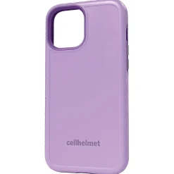 cellhelmet Fortitude Rugged Case for iPhone 12/12 Pro, Shock Absorbing, Purple (CHELCFORTI61LB)