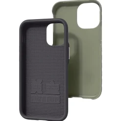cellhelmet Fortitude Rugged Case for iPhone 12 Pro Max, Shock Absorbing, Olive Drab Green (CHELCFORTI67OD)