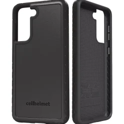 cellhelmet Fortitude Rugged Case for Samsung Galaxy S21, Shock Absorbing, Black (CHELFRTS2162OB)