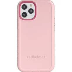 cellhelmet Fortitude Rugged Case for iPhone 12 Pro Max, Shock Absorbing, Pink (CHELCFORTI67PM)