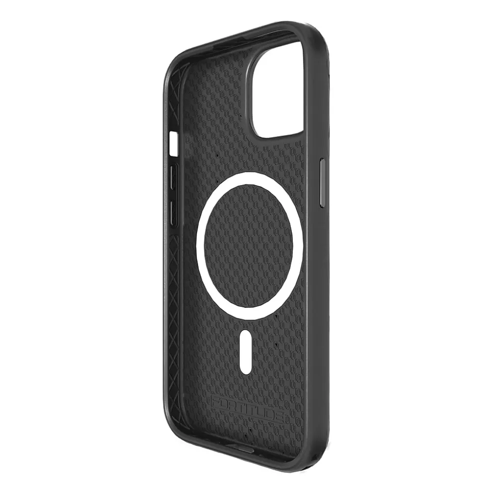 cellhelmet Fortitude Series MagSafe Phone Case for iPhone 15 (6.1"), Onyx Black (C-FORT-i15-6.1-OB)
