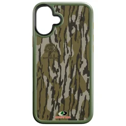 cellhelmet Fortitude Series MagSafe Phone Case for iPhone 16 Plus, Shock Absorbing, Mossy Oak Bottom Lands (CF-105-MO)