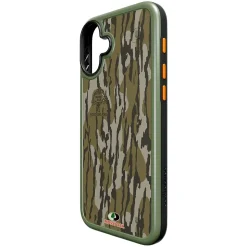 cellhelmet Fortitude Series MagSafe Phone Case for iPhone 16 Plus, Shock Absorbing, Mossy Oak Bottom Lands (CF-105-MO)