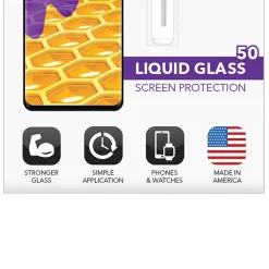 cellhelmet Liquid Glass Screen Protector for Phones and Watches with Glass Screens ($50 Screen Repair Coverage) (LSP-PHONE-50)