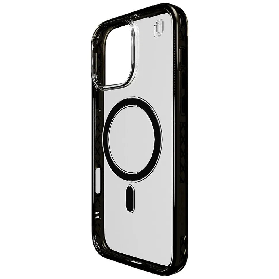 cellhelmet Magnitude Series MagSafe Phone Case for iPhone 16 Pro Max, Shock Absorbing, Onyx Black (CM-107-BLK)