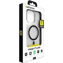 cellhelmet Magnitude Series MagSafe Phone Case for iPhone 16 Pro Max, Shock Absorbing, Onyx Black (CM-107-BLK)