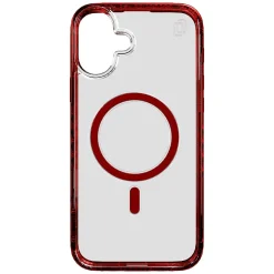 cellhelmet Magnitude Series MagSafe Phone Case for iPhone 16 Plus, Shock Absorbing, Lava Red (CM-105-LR)