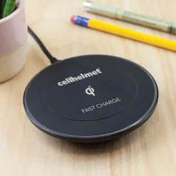 cellhelmet 10-Watt/7.5-Watt/5-Watt Qi Wireless Fast Charger (CHFQi10W2)