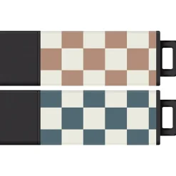 Centon Datastick Pro2 64GB Flash Drives, Assorted Colors, 2/Pack (C1-U3P019-64G-2)