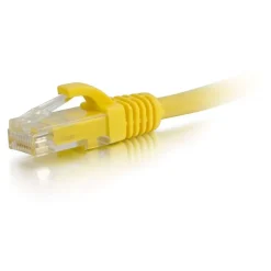 C2G 27193 10' RJ-45 Male/Male Cat6 Snagless Unshielded Ethernet Network Patch Cable, Yellow