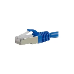C2G ® 791 1' RJ-45 Male/Male Cat6 Snagless Shielded Ethernet Network Patch Cable, Blue