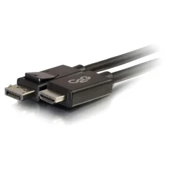 C2G® 54325 3' DisplayPort to HDMI Male/Male Adapter Cable, Black