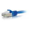C2G 793 3' RJ-45 Male/Male Cat6 Snagless Shielded Ethernet Network Patch Cable, Blue