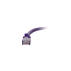 C2G 27801 3' RJ-45 Male/Male Cat6 Snagless Unshielded Ethernet Network Patch Cable, Purple
