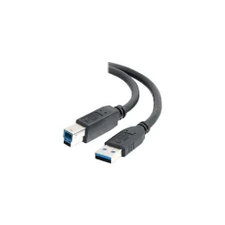 C2G ® 3.3' Type-A USB/Type-B USB Male/Male Data Transfer Cable, Black (54173)
