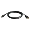C2G 5' HDMI Ethernet Cable, 30 AWG, Black (50609)