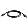 C2G 2' HDMI Ethernet Cable, 30 AWG, Black (50607)