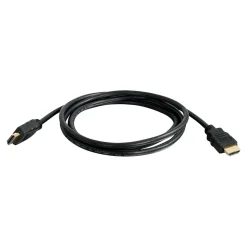 C2G 2' HDMI Ethernet Cable, 30 AWG, Black (50607)