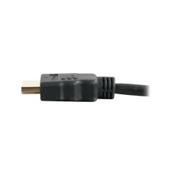 C2G 2' HDMI Ethernet Cable, 30 AWG, Black (50607)