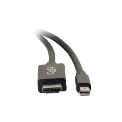 C2G 6' Mini DisplayPort to HDMI Audio/Video Monitor Cable, Black (54421)