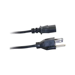 C2G 6' NEMA 5-15P to IEC320C13 Male/Female Universal Power Cord, Black (03130)