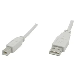 C2G® 16.4' USB 2.0 A To B Cable, White